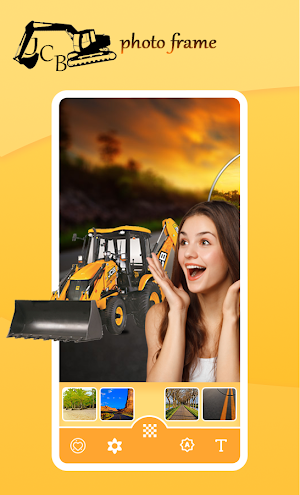 JCB hoto Frame Screenshot 1