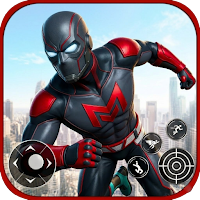 Spider Rope Hero City battle