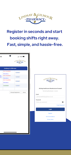 Lindsay & Gilmour Locums Screenshot 1
