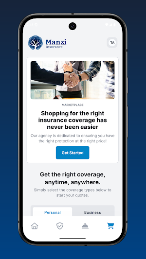 Manzi Insurance Screenshot 1