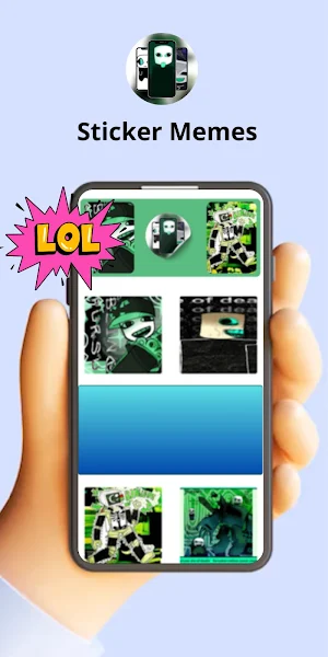 Pursuer Sticker Meme Screenshot 3