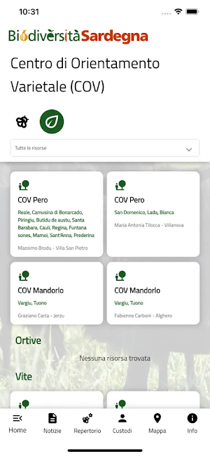 Biodiversità Sardegna Screenshot 1