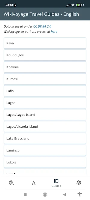Lagos Nigeria Offline Map Screenshot 2