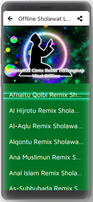 Lagu Sholawat Langitan Offline Screenshot 2