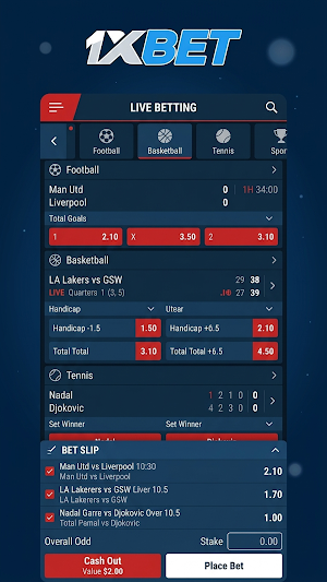 1xbet Screenshot 2