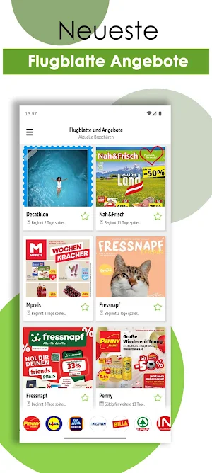 Flugblatt Angebote Österreich Screenshot 0
