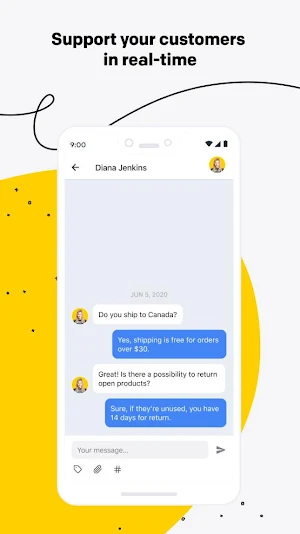 LiveChat Lite - Customer service chat Screenshot 0