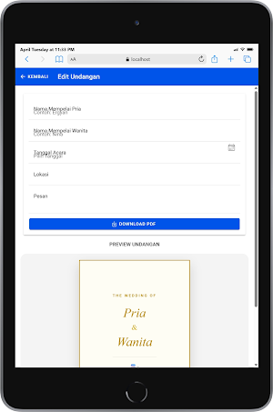 SapaTamu - Undangan Digital Screenshot 3