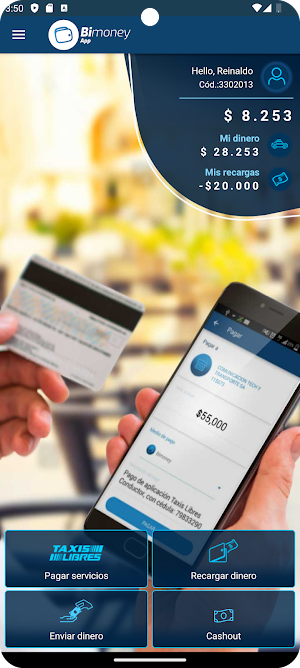 Bimoney App Screenshot 0