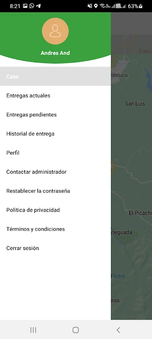 Repartidores vip Screenshot 2