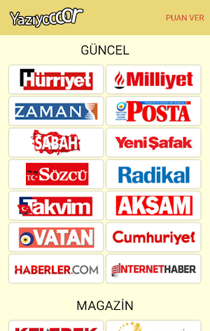 Yazıyor -Gazeteler ve Haberler Screenshot 3