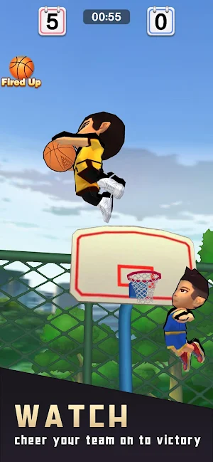 Basketball Game - 3v3 Dunk Screenshot 1