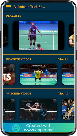 Badminton trick shots game Screenshot 0