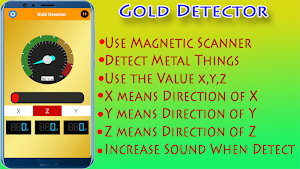 Gold Scanner and Metal Detector Finder pro Screenshot 2