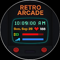 Retro Arcade Pixel Watch Face