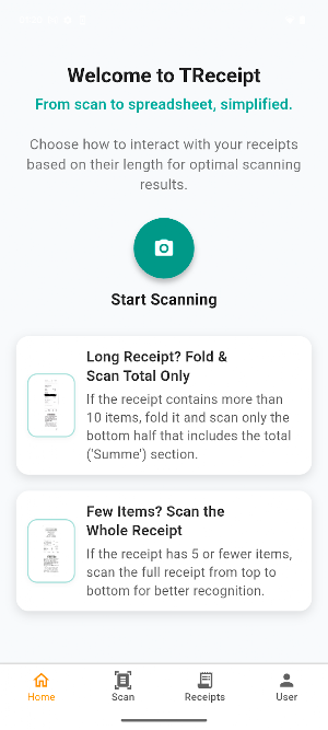 TReceipt Screenshot 0