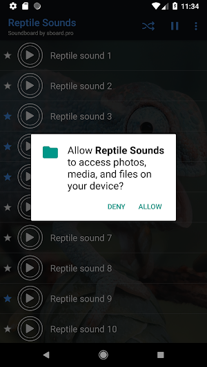 Reptile sounds ~ Sboard.pro Screenshot 1