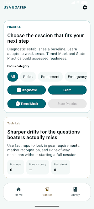 Boating License Test Prep Screenshot 1