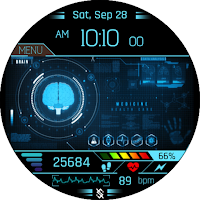 BFF15- Technology Brain HUD