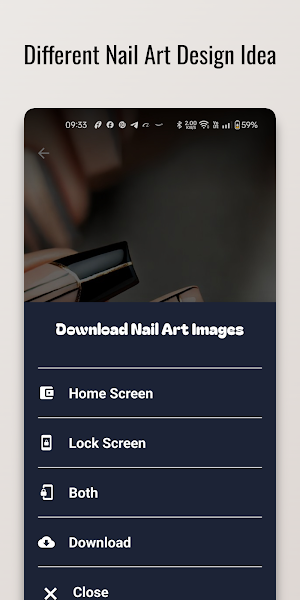 Geometric Chic Nail Art Design Screenshot 0