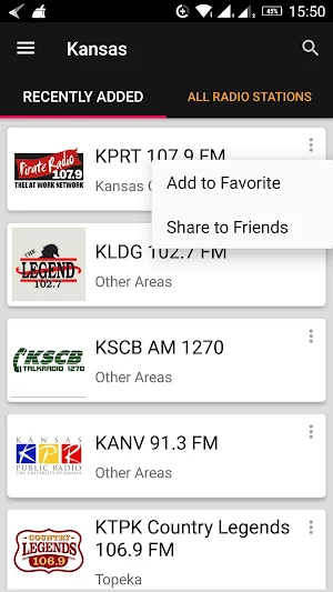 Kansas Radio Stations - USA Screenshot 0
