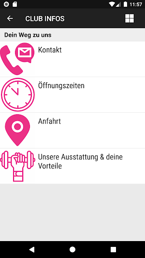 PINK Frauen Fitness Screenshot 2