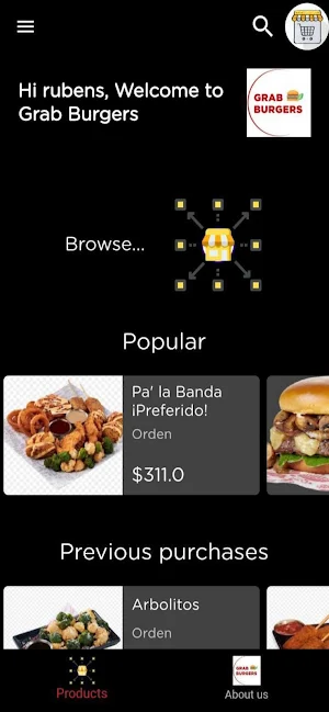 Grab Burgers Screenshot 1