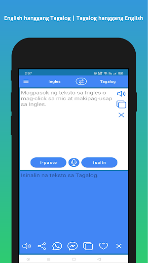 English to Tagalog Translator App (FREE) Screenshot 0