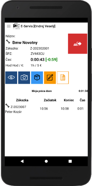 e-servis Screenshot 2