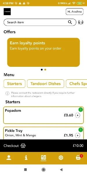 Bengal Kitchen Screenshot 1