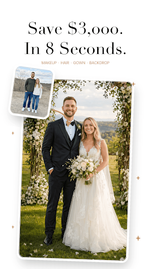 WedGlow: AI Wedding Photos Screenshot 0