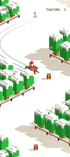 Merry Drift Gift Dash Screenshot 2