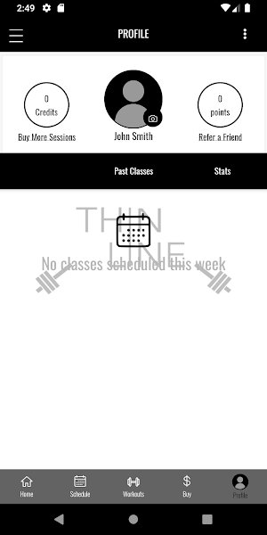 Thin Line Fitness Screenshot 2