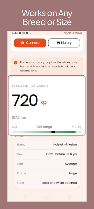 Cattle Weight AI Screenshot 2