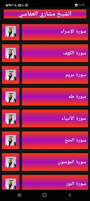 مشاري العفاسي قرآن بدون نت Screenshot 3
