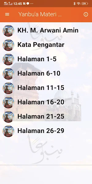Yanbu'a Materi Hafalan Screenshot 2