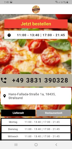 Pizza Palermo Stralsund Screenshot 1