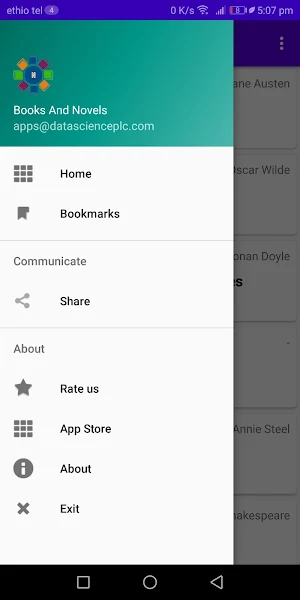 Novels and Books (English only) Screenshot 1