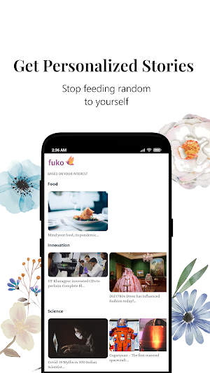 Fuko - Explore feeds, stories  Screenshot 0