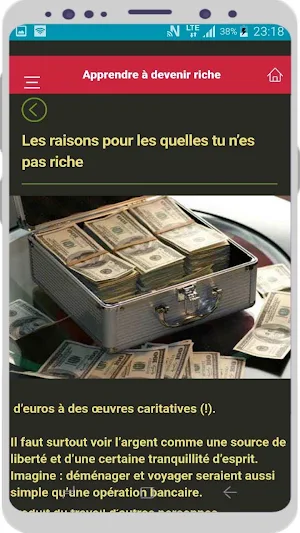 Apprendre à devenir riche - Guide et astuces Screenshot 2