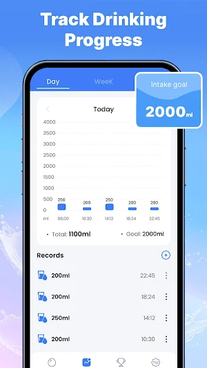 Water Tracker & Drink Reminder Screenshot 3