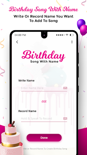 Birthday Song with Name Screenshot 1