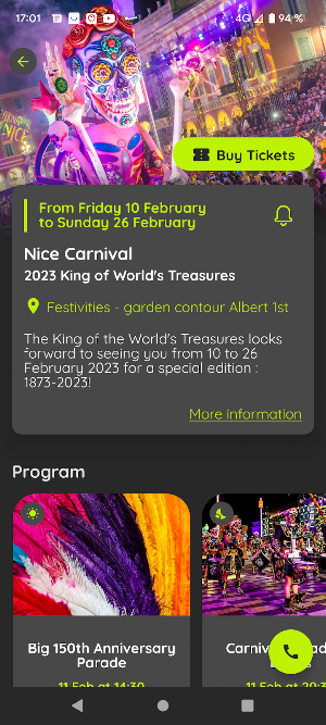 Nice Events Screenshot 2