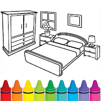 Bedroom Coloring Games