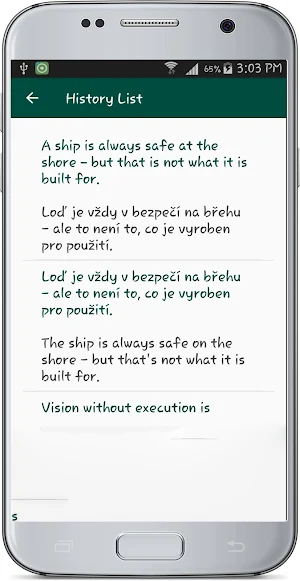 English Czech Translate Screenshot 3