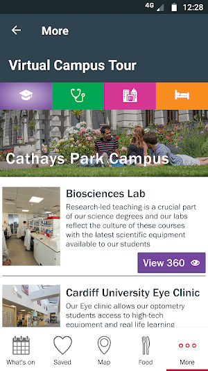 Cardiff University Open Day Screenshot 2