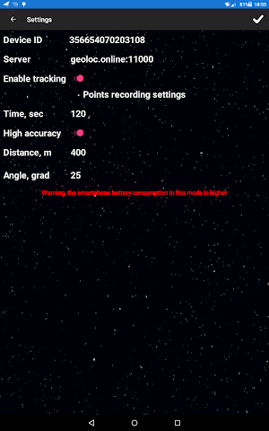 GLTracker Screenshot 1