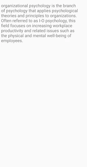Organizational Psychology Screenshot 1
