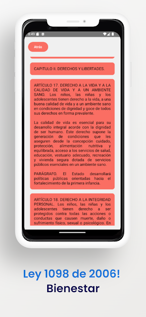 Ley 1098 del 2006 Colombia Screenshot 3