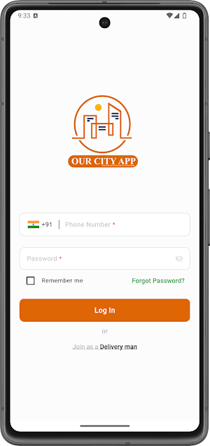OurCity Delivery Screenshot 0
